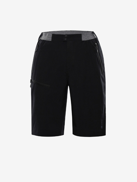 ALPINE PRO Pánske outdoorové šortky ALPINE PRO ZAMB čierna
