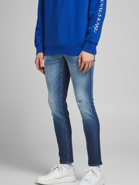 Jack & Jones Modré úzke džínsy Jack & Jones Liam
