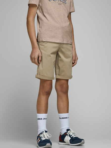 Jack & Jones Béžové chlapčenské šortky Jack & Jones Bowie