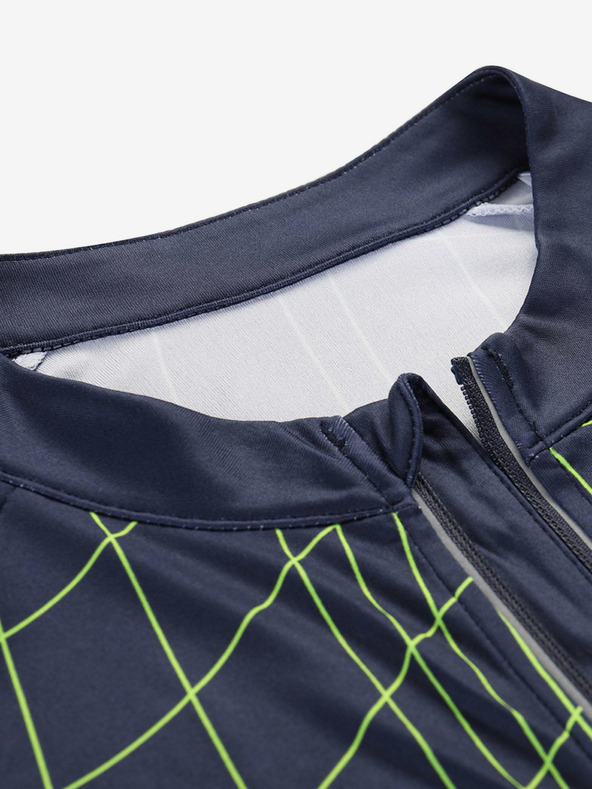 ALPINE PRO Pánsky cyklistický dres ALPINE PRO SAGEN modrý