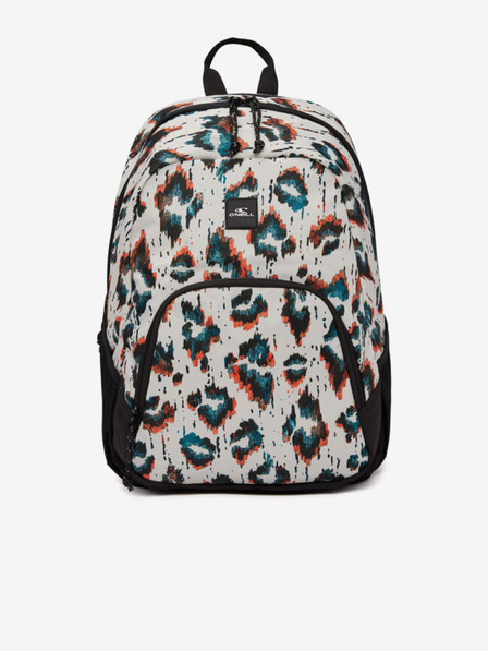 O'Neill Čierno-béžový unisex vzorovaný batoh O'Neill WEDGE BACKPACK