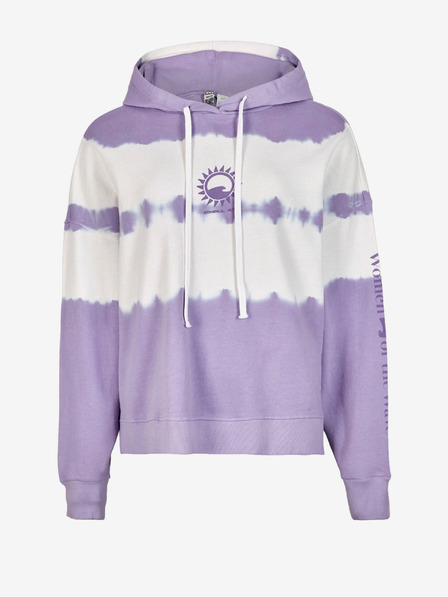 O'Neill Bielo-fialová dámska mikina O'Neill WOMEN OF THE WAVE HOODIE