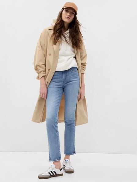 GAP Džínsy slim Mid Rise Split-Hem Vintage GAP