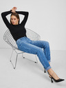 Orsay Modré dámske pruhované slim fit džínsy ORSAY