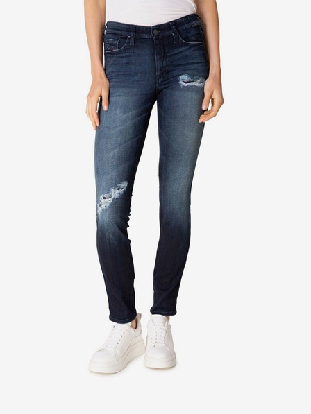Diesel Diesel Doris tmavomodré dámske džínsy slim fit strihu