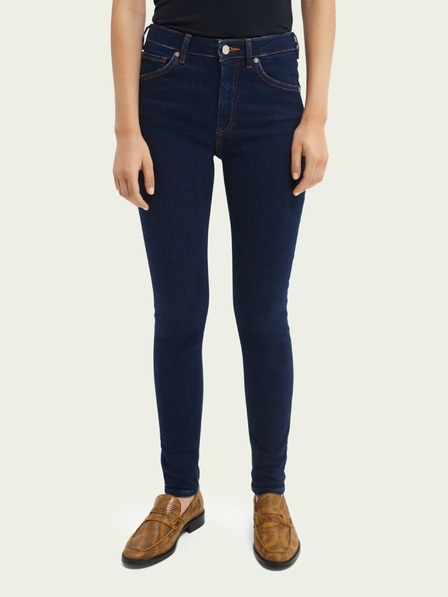 Scotch & Soda Tmavomodré dámske slim fit džínsy Scotch & Soda