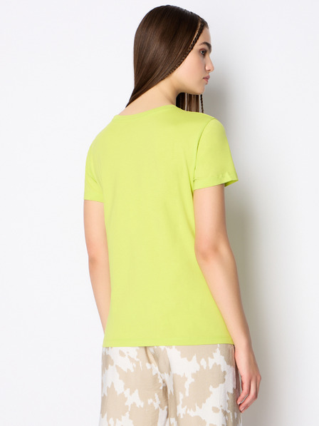 Armani Exchange Svetlozelené dámske tričko Armani Exchange