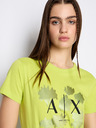 Armani Exchange Svetlozelené dámske tričko Armani Exchange