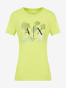 Armani Exchange Svetlozelené dámske tričko Armani Exchange