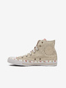 Converse Ružovo-béžové dámske tenisky Converse Chuck Taylor All Star Marbled Ankle