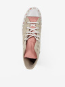 Converse Ružovo-béžové dámske tenisky Converse Chuck Taylor All Star Marbled Ankle