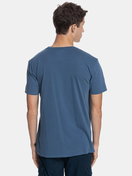 Quiksilver Modré tričko Quiksilver Quiksilver