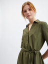 Orsay Khaki dámske šaty ORSAY