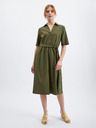 Orsay Khaki dámske šaty ORSAY