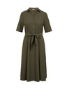 Orsay Khaki dámske šaty ORSAY