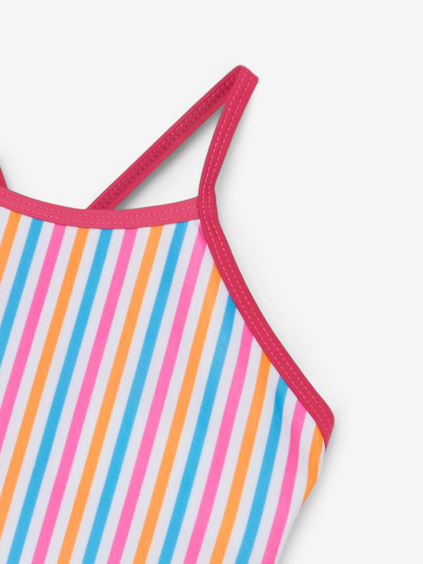 name it Biele dievčenské pruhované plavky name it Ziza