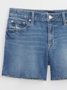 GAP Džínsové kraťasy Mid Rise Distresset GAP