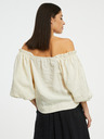 AWARE by VERO MODA Krémový dámsky top AWARE by VERO MODA Florence