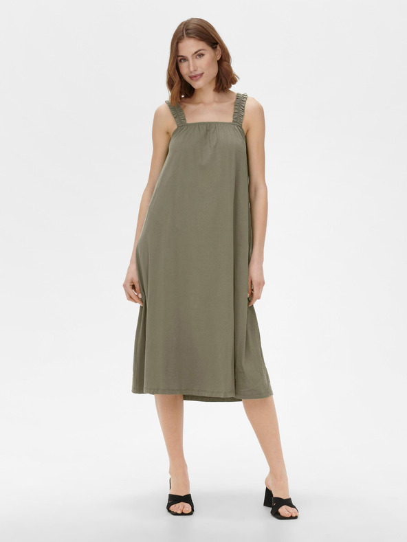 ONLY Khaki dámske šaty ONLY May