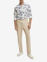 Scotch & Soda Biela pánska kvetinová košeľa Scotch & Soda
