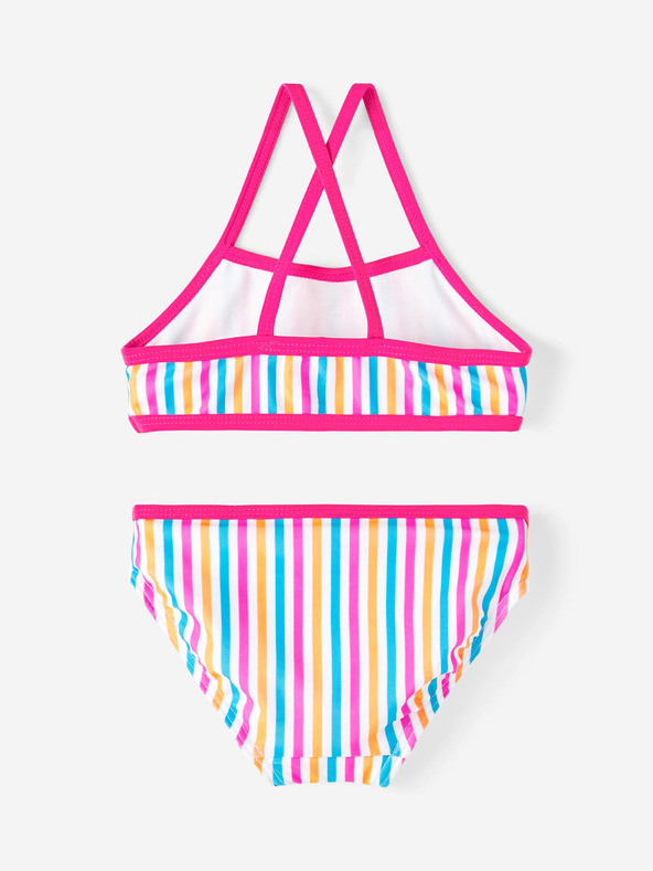 name it Biele dievčenské pruhované plavky name it Ziza