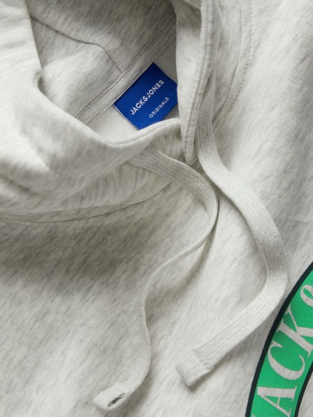 Jack & Jones Svetlošedá pánska opálená mikina Jack & Jones Arthur