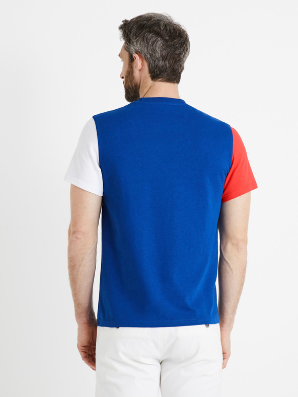 Celio Modré pánske tričko Celio Denautic