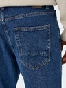 ONLY & SONS Modré pánske džínsy rovného strihu ONLY & SONS Savi