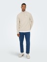 ONLY & SONS Modré pánske džínsy rovného strihu ONLY & SONS Savi