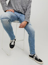 Jack & Jones Modré pánske úzke džínsy Jack & Jones Glenn
