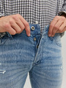 Jack & Jones Modré pánske úzke džínsy Jack & Jones Glenn