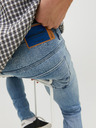 Jack & Jones Modré pánske úzke džínsy Jack & Jones Glenn
