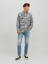 Jack & Jones Modré pánske úzke džínsy Jack & Jones Glenn