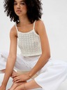 GAP Háčkovaný crop top GAP