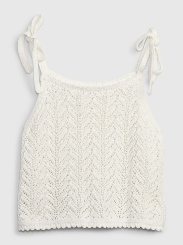 GAP Háčkovaný crop top GAP