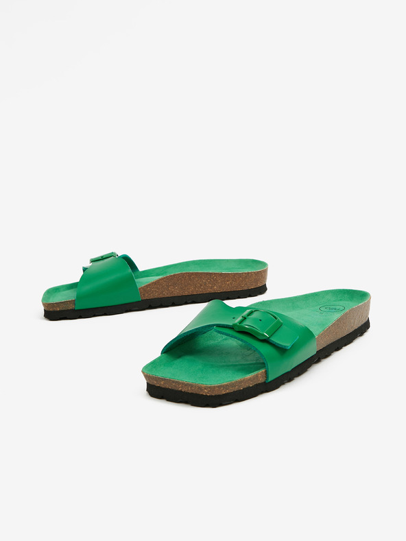 Ojju Zelené dámske papuče OJJU