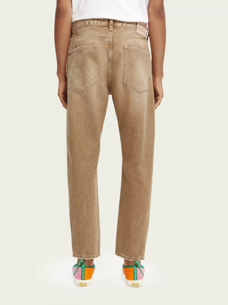 Scotch & Soda Béžové pánske džínsy rovného strihu Scotch & Soda