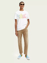Scotch & Soda Béžové pánske džínsy rovného strihu Scotch & Soda