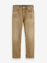 Scotch & Soda Béžové pánske džínsy rovného strihu Scotch & Soda