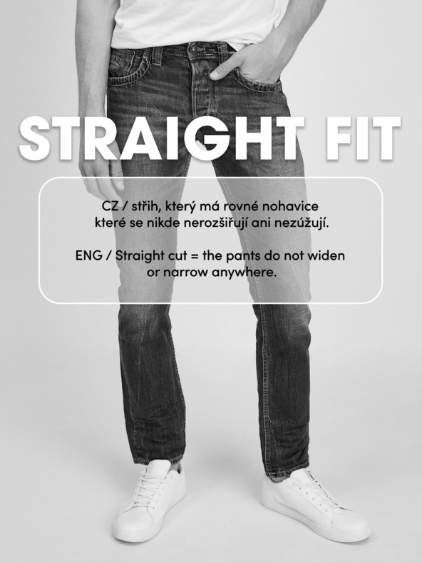 Scotch & Soda Béžové pánske džínsy rovného strihu Scotch & Soda