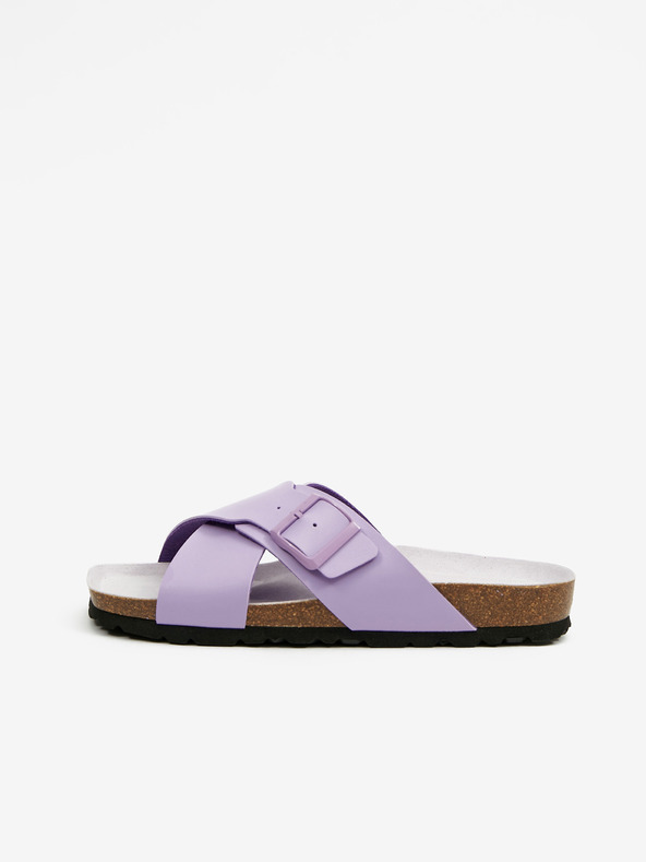 Ojju Svetlofialové dámske papuče OJJU