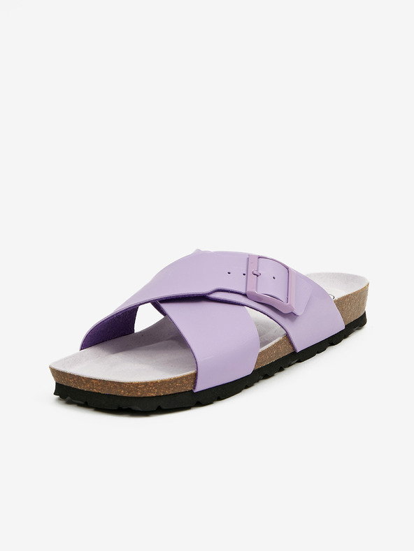 Ojju Svetlofialové dámske papuče OJJU