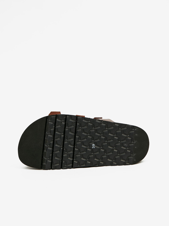 Ojju Fialovo-béžové dámske papuče na platforme OJJU