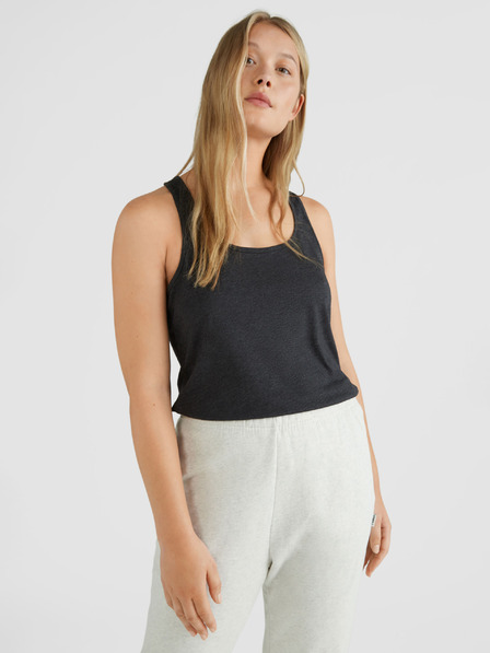 O'Neill Čierne dámske základné tielko O'Neill ESSENTIALS RACER BACK TANKTOP