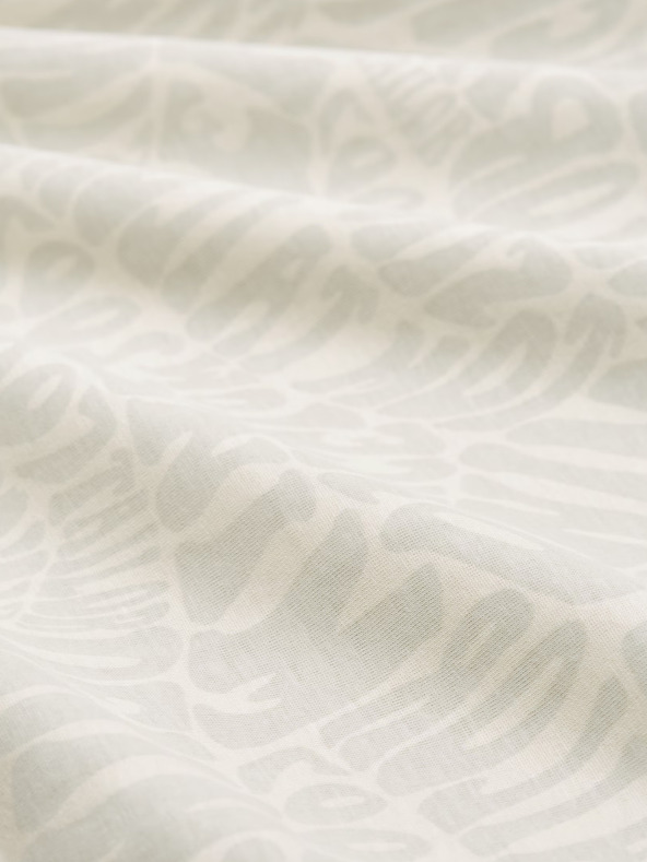 Tom Tailor Denim Krémové pánske vzorované tričko Tom Tailor Denim