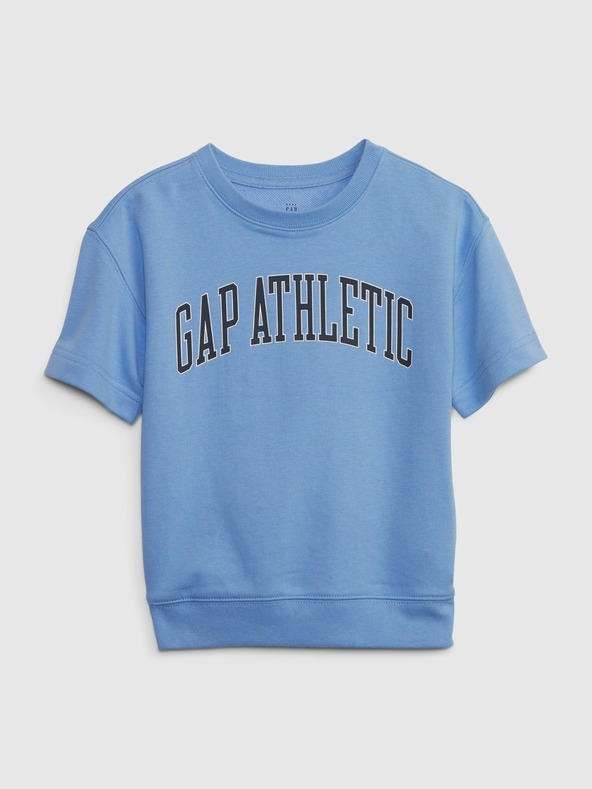 GAP Baby mikina s krátkym rukávom GAP Athletic