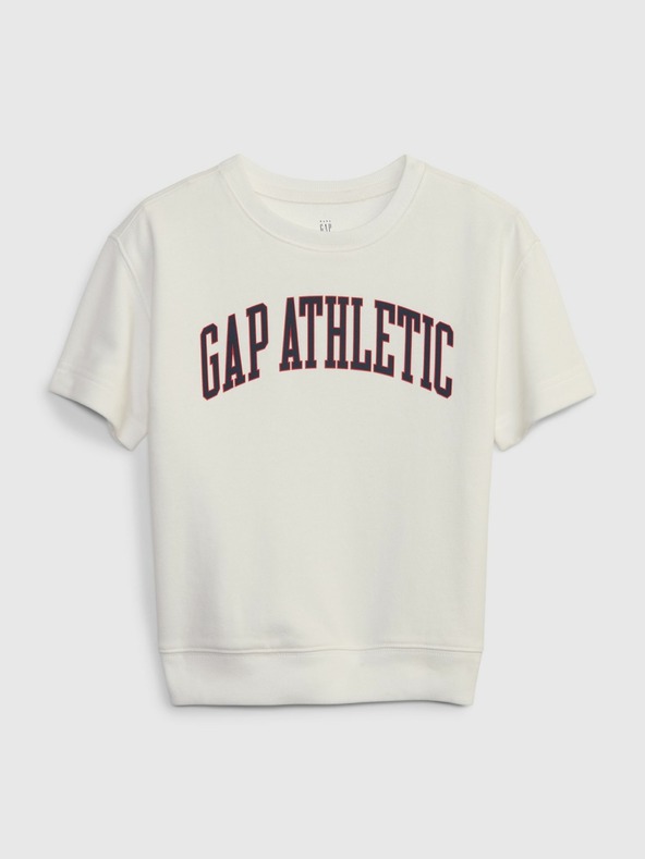 GAP Baby mikina s krátkym rukávom GAP Athletic