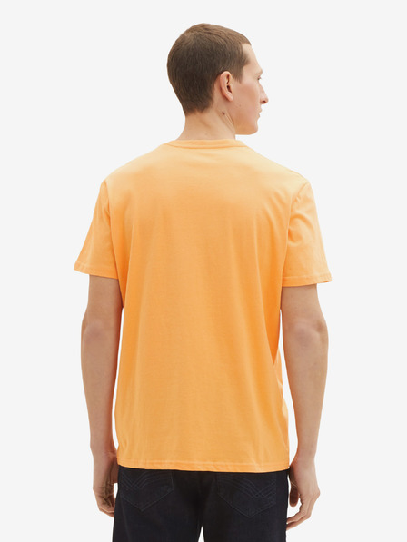 Tom Tailor Oranžové pánske tričko Tom Tailor