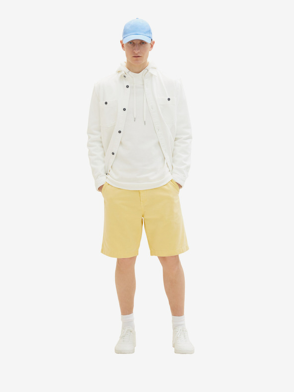 Tom Tailor Tom Tailor Žlté pánske džínsové šortky