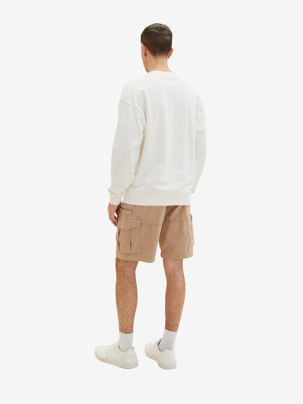 Tom Tailor Svetlohnedé pánske šortky Tom Tailor s vreckami